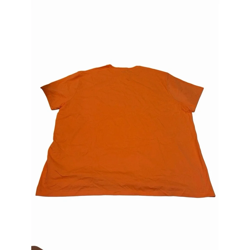 Polo Ralph Lauren Mens Orange 5XB Graphic Logo Short Sleeve Crew Neck Tee NWT